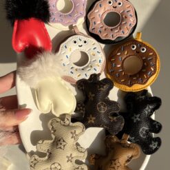 پلاک چرم چارم تدی و دونات کد 3046