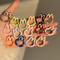 گیره قفل جاکلیدی خرگوش رنگارنگ کد 3078