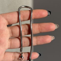 دستبند مفتولی توپر قفلی پاندورا کد 3140