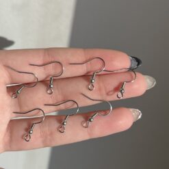 حلقه آویز گوشواره مدل عصایی کد 3172