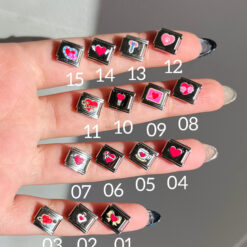 Alternative view of پلاک چارم ایتالیایی قلبی کد 2186