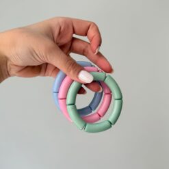 دستبند پاستیلی رنگی کد 3264