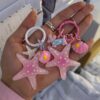 آویز جاکلیدی ستاره دریایی و صدف کد 3294