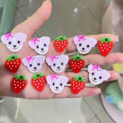 پلاک پیکسلی توت‌فرنگی و هاپو کد 3308