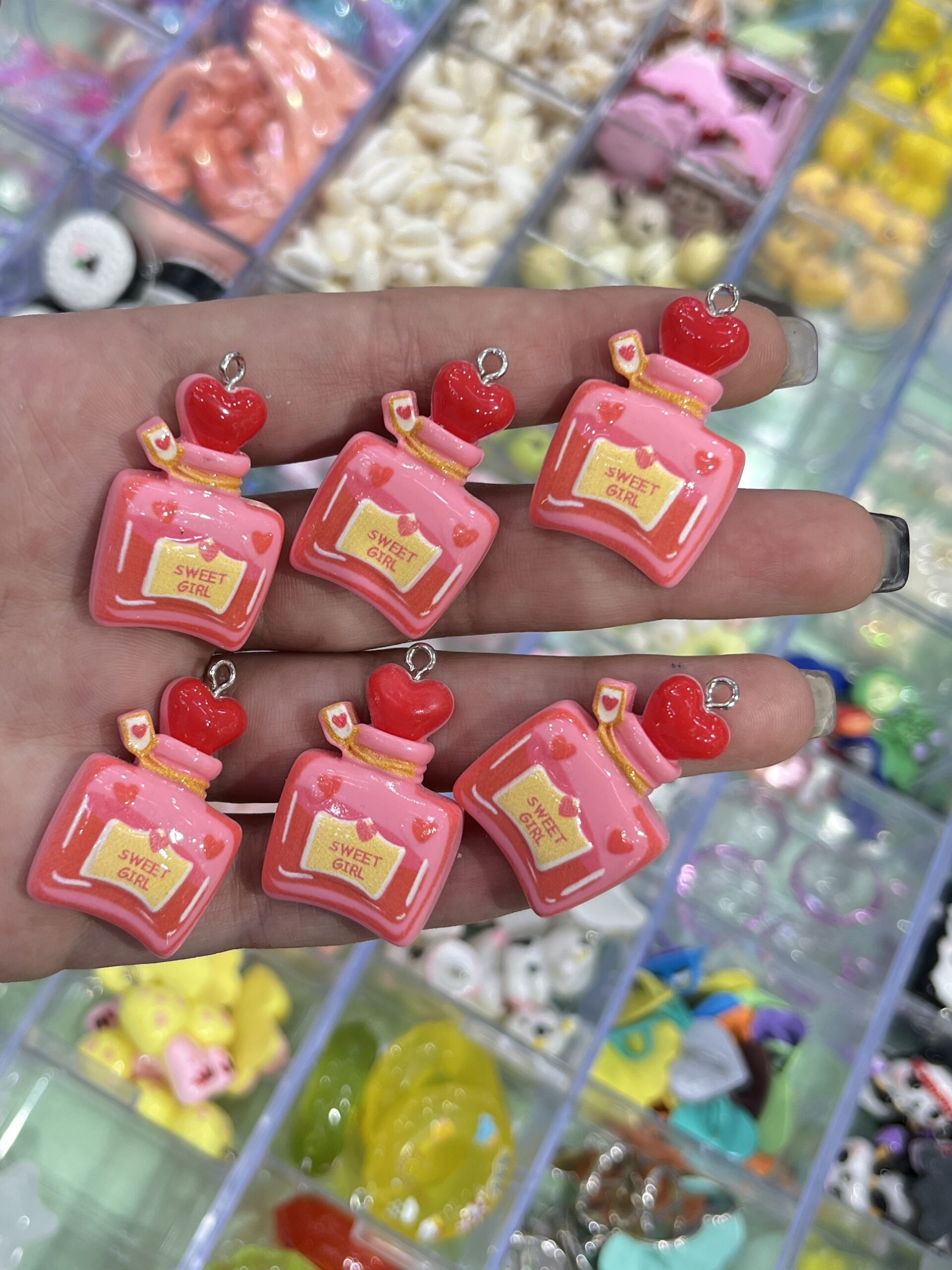پلاک شيشه عطر SWEET GIRL کد 3380