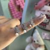 انگشتر قلب مرواریدی کد 3392