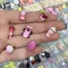 پلاک میناکاری تم صورتی کد 3407
