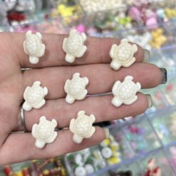 مهره ریز لاکپشت سفید کرمی کد 3437