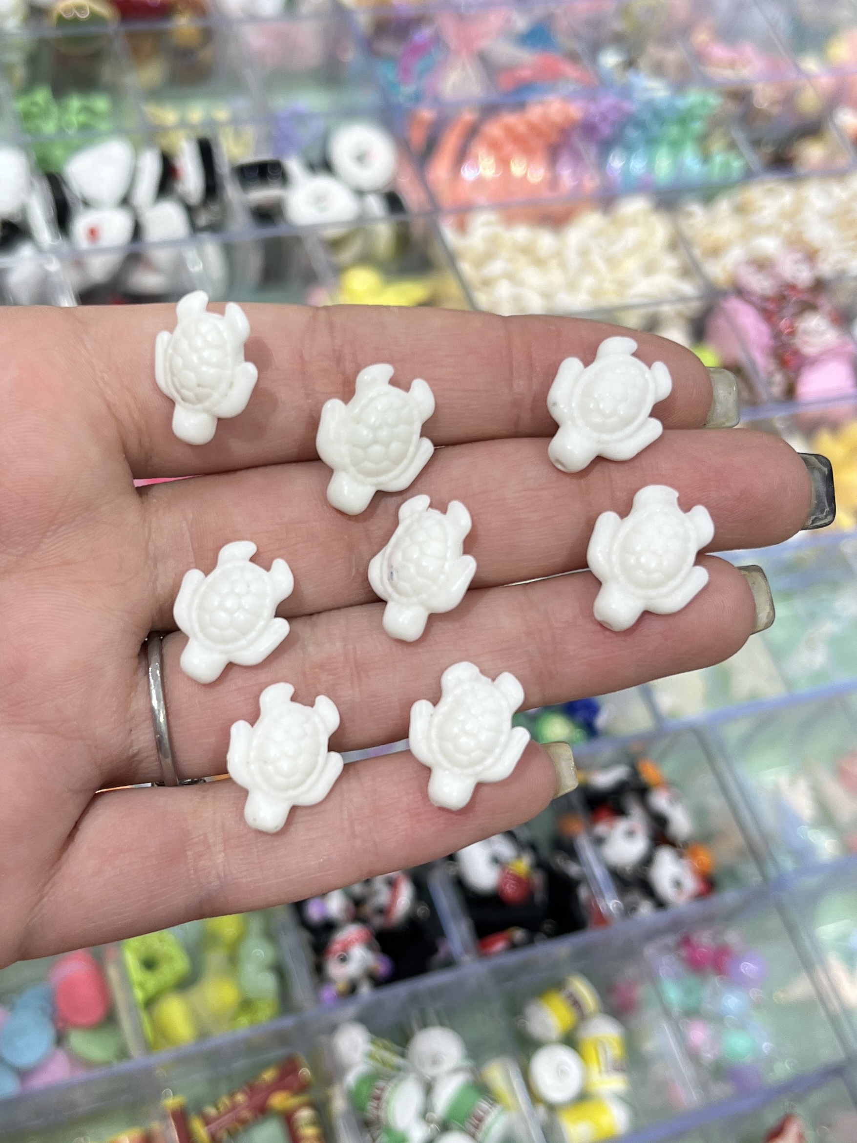 مهره ریز لاکپشت سفید کد 3438