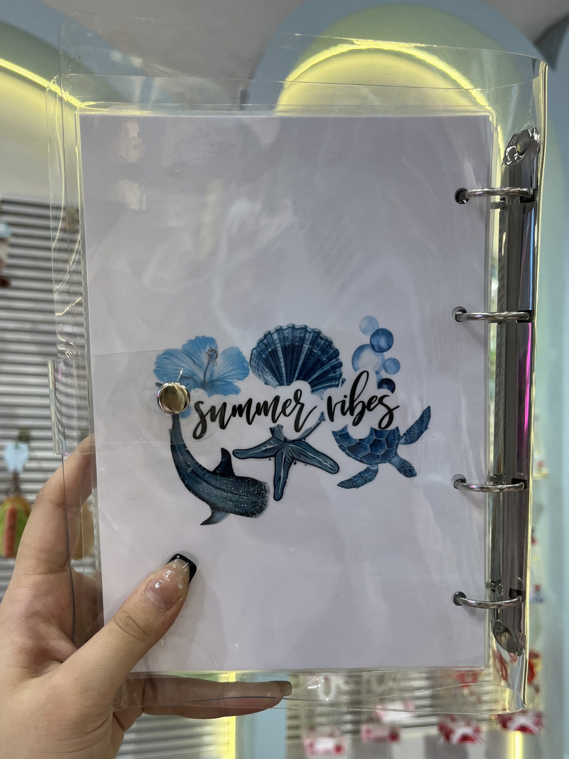 کلاسور شفاف سایز A5 Summer Vibes کد 3552