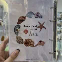 کلاسور شفاف سایز A5 Bare foot by the sea کد 3557