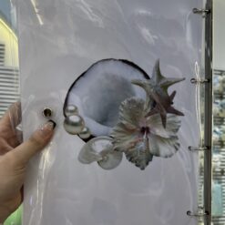 کلاسور شفاف سایز A4 دریایی کد 3566
