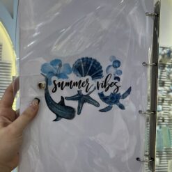 کلاسور شفاف سایز A4 Summer Vibes کد 3568