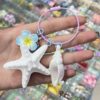 آویز جاکلیدی ستاره دریایی و صدف کد 3578