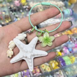آویز جاکلیدی ستاره دریایی و لاکپشت کد 3580