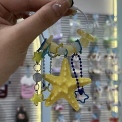 آویز جاکلیدی تم آبی و زرد کد 3583