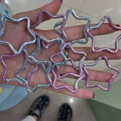 گیره قفل جاکلیدی ستاره‌ای استیل کد 3713
