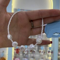 گردنبند صدف دریایی و منجوق کد 3733