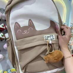 کوله‌پشتی وارداتی Free Cat نسکافه ای کد 3861