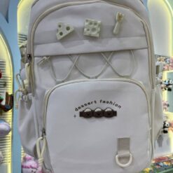 کوله‌پشتی وارداتی dessert fashion کرمی کد 3873