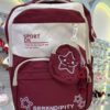 کوله‌پشتی وارداتی SERENDIPITY زرشکی کد 3886