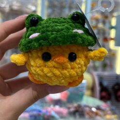 عروسک بافت جوجو کلاه قورباغه‌ای کد 3920