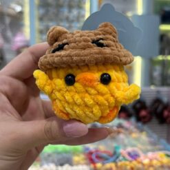 عروسک بافت جوجو کلاه تدی کد 3925