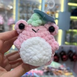 عروسک بافت قور قوری صورتی کد 3934