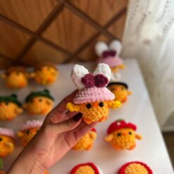 عروسک بافت جوجو خرگوش پاپیونی کد 3923