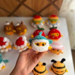 عروسک بافت جوجو کوسه‌ای کد 3918