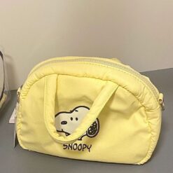 Alternative view of مینی بگ دستی SNOOPY لیمویی کد 4313