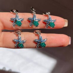 پلاک پاندورا ستاره دریایی و صدف کد 4641