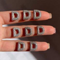 پلاک سوارسکی فول نگین حرف D کد 4653