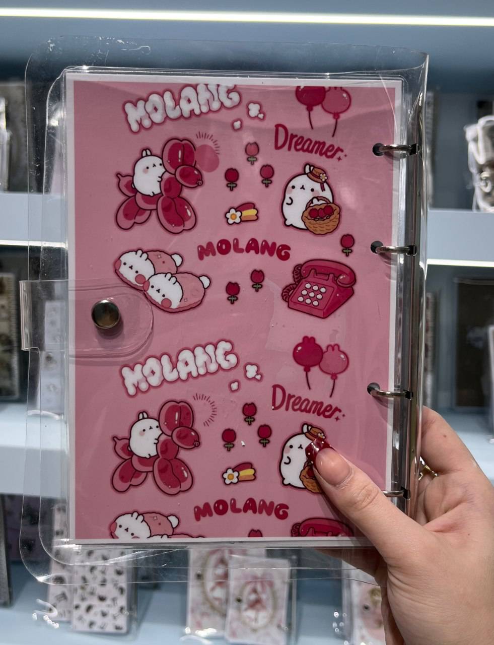 کلاسور شفاف انیمیشن MOLANG کد 4894 - تصویر 4