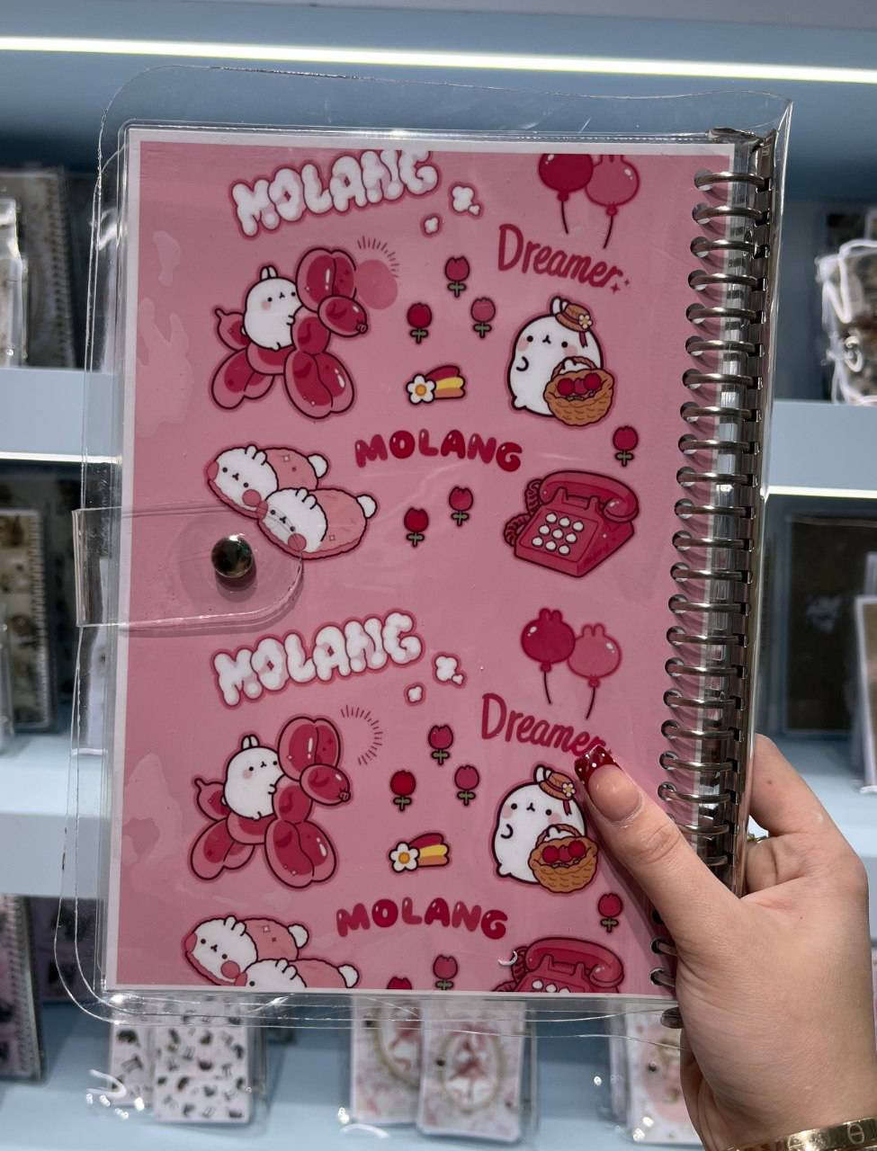 کلاسور شفاف انیمیشن MOLANG کد 4894 - تصویر 3