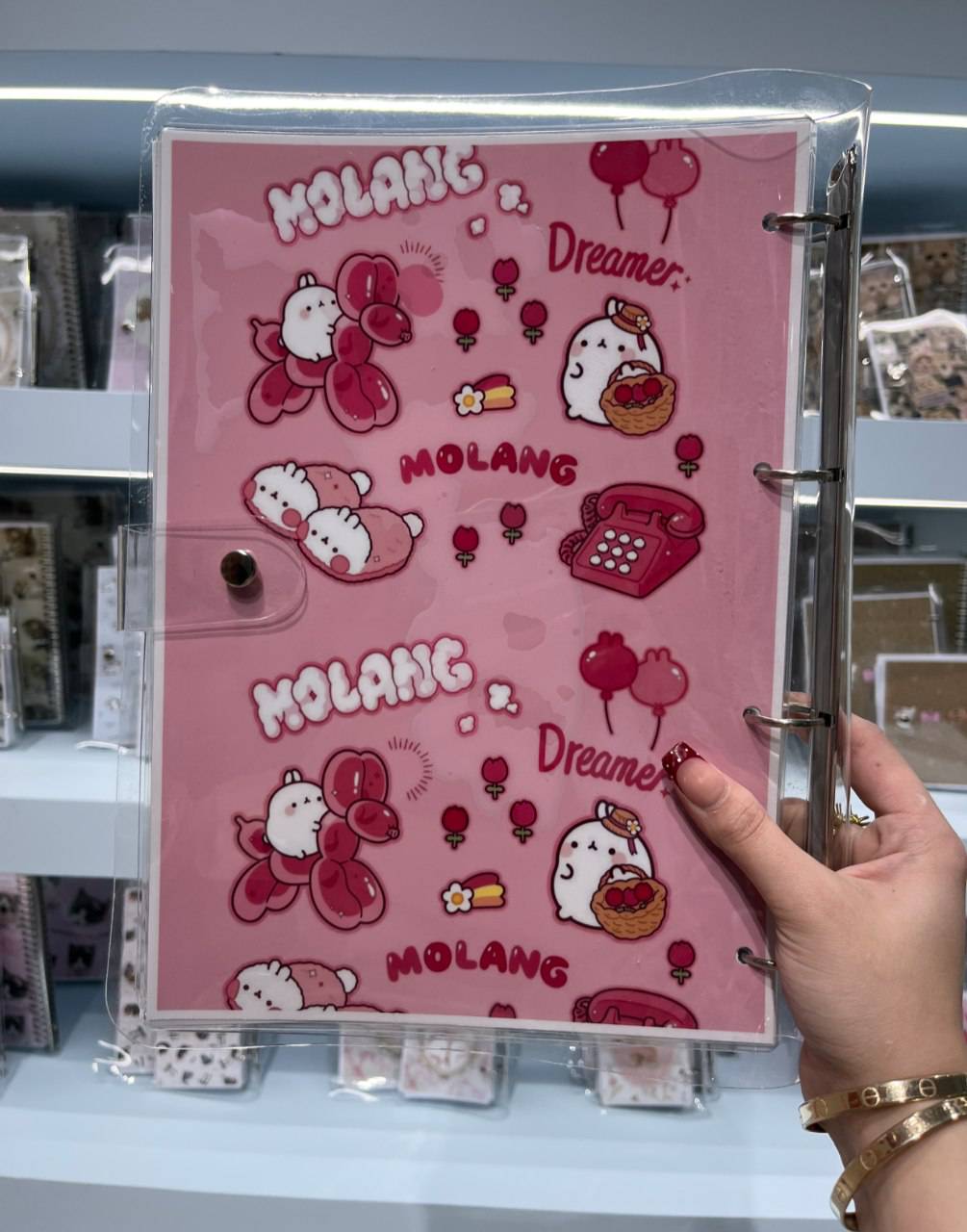 کلاسور شفاف انیمیشن MOLANG کد 4894 - تصویر 2