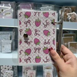 کلاسور شفاف توت‌فرنگی پاپیونی کد 4898 - تصویر 5