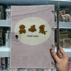کلاسور شفاف Sweet puppy کد 4912 - تصویر 3
