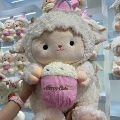 عروسک بره تولدی Happy Cake بزرگ کد 4952